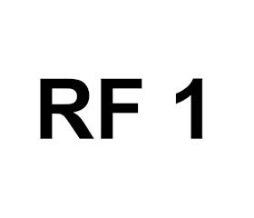 Prüfzeichen PZ-RF1 2