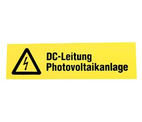 UV-stabile EET Etiketten für Photovoltaik-Anlagen – Selbstklebend und langlebig